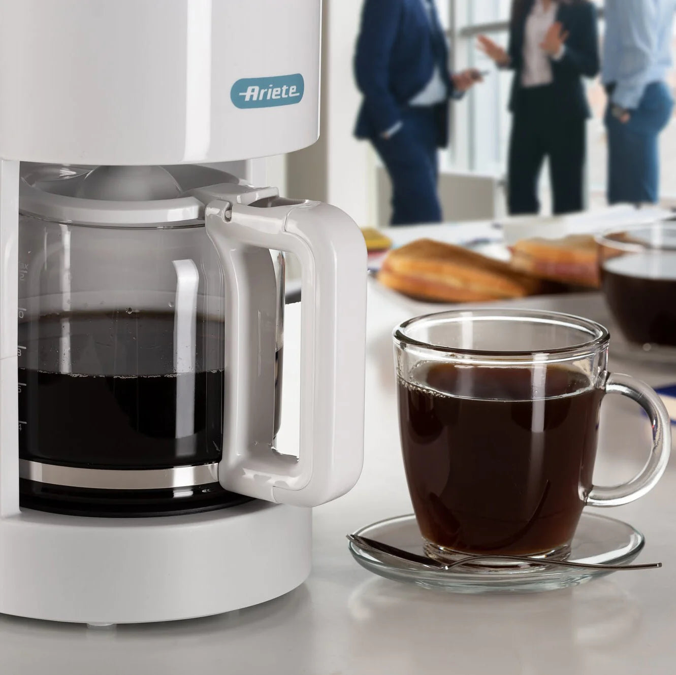 Ariete drip coffee machine breakfast