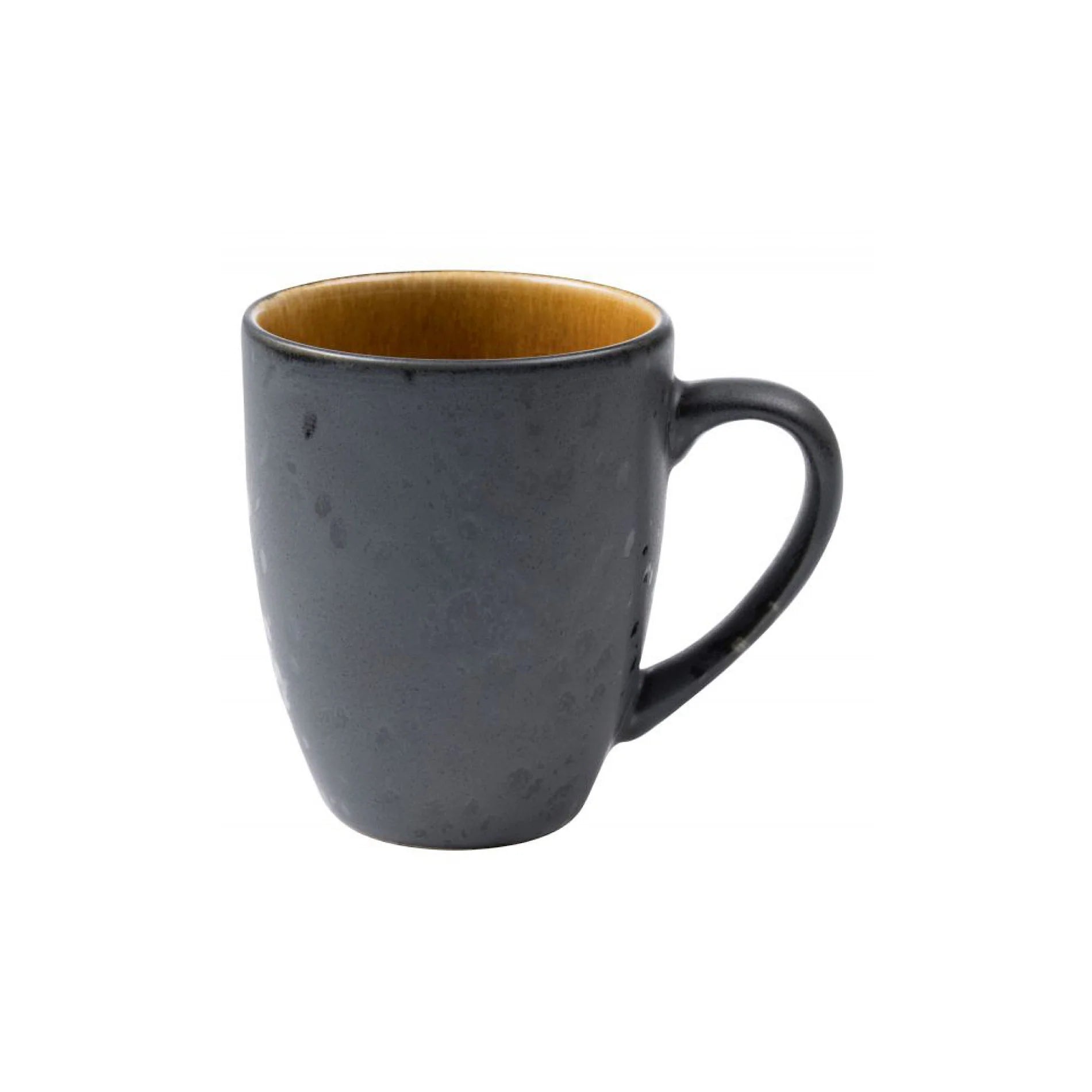 Bitz Living Stoneware Mug With Handle 0.3 l Black Amber