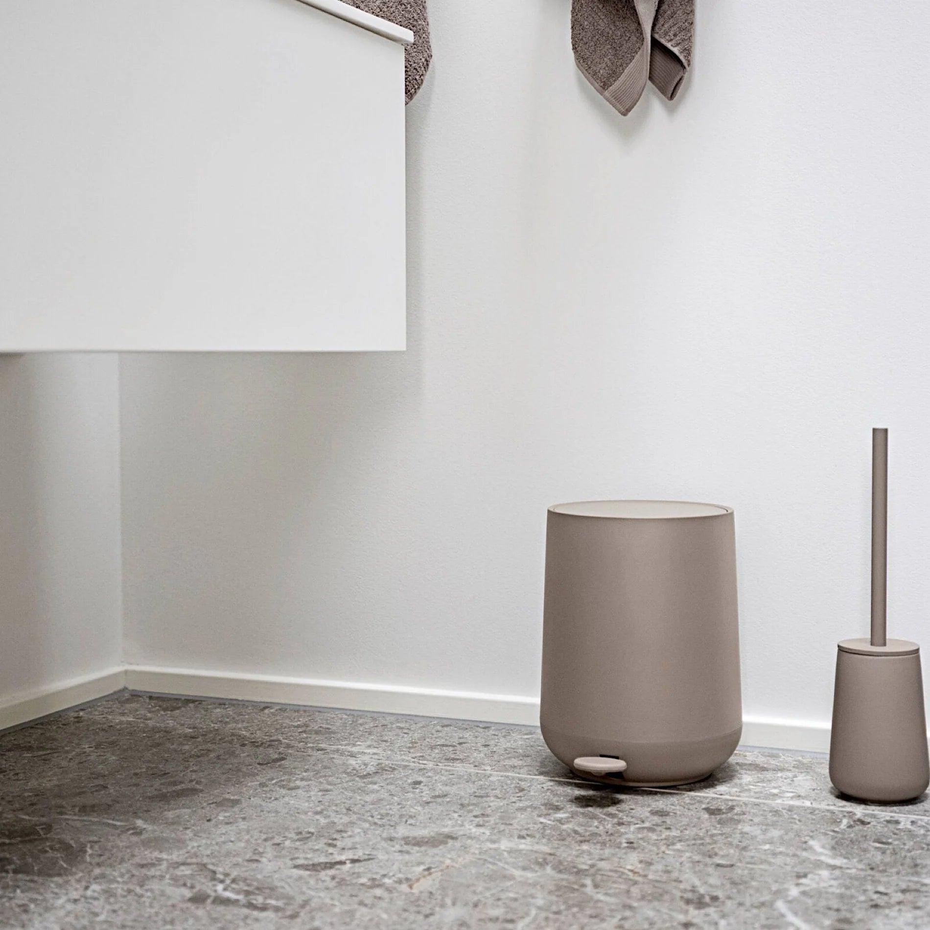 zone pedal bin Zone Denmark Pedal Bin Nova Taupe 5L