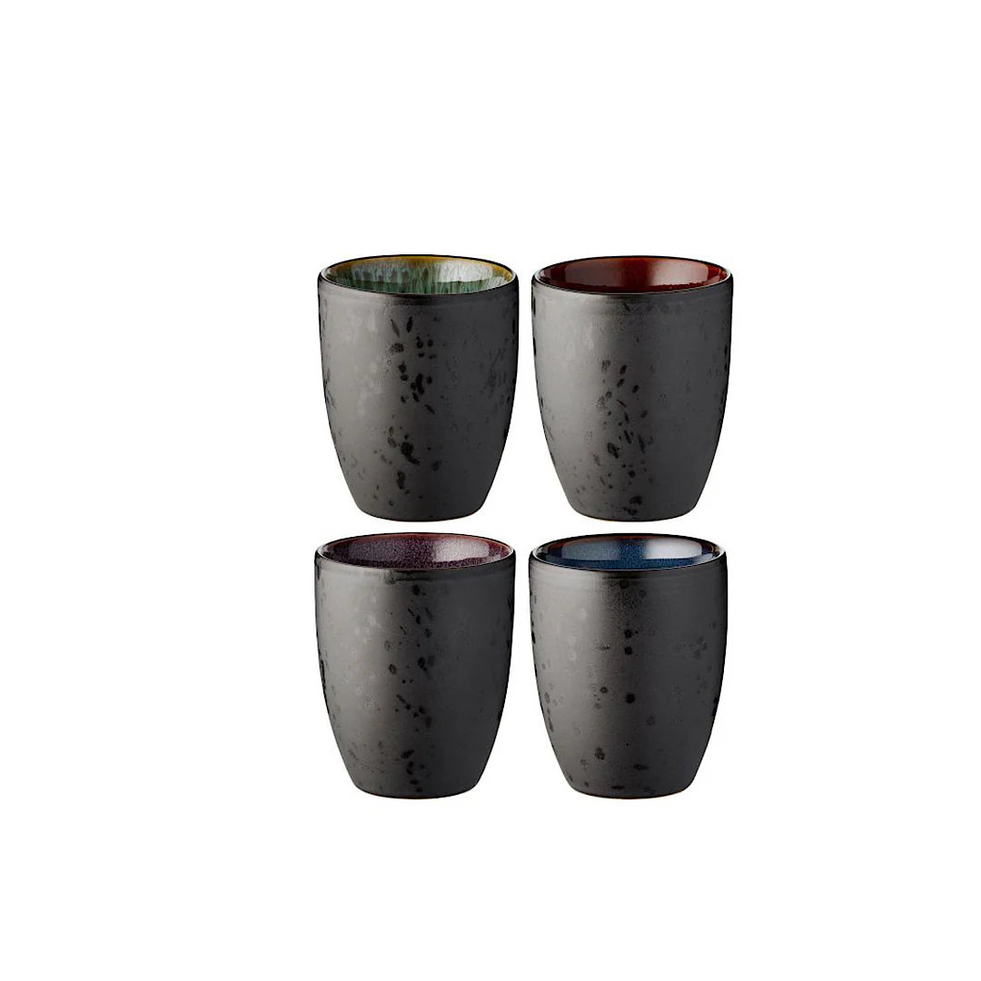 Bitz Living Stoneware Thermo Mug 0.27 l 4 Pcs