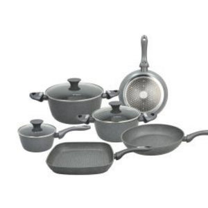 Tognana Cookware Set 8pcs Stone and Wood Line