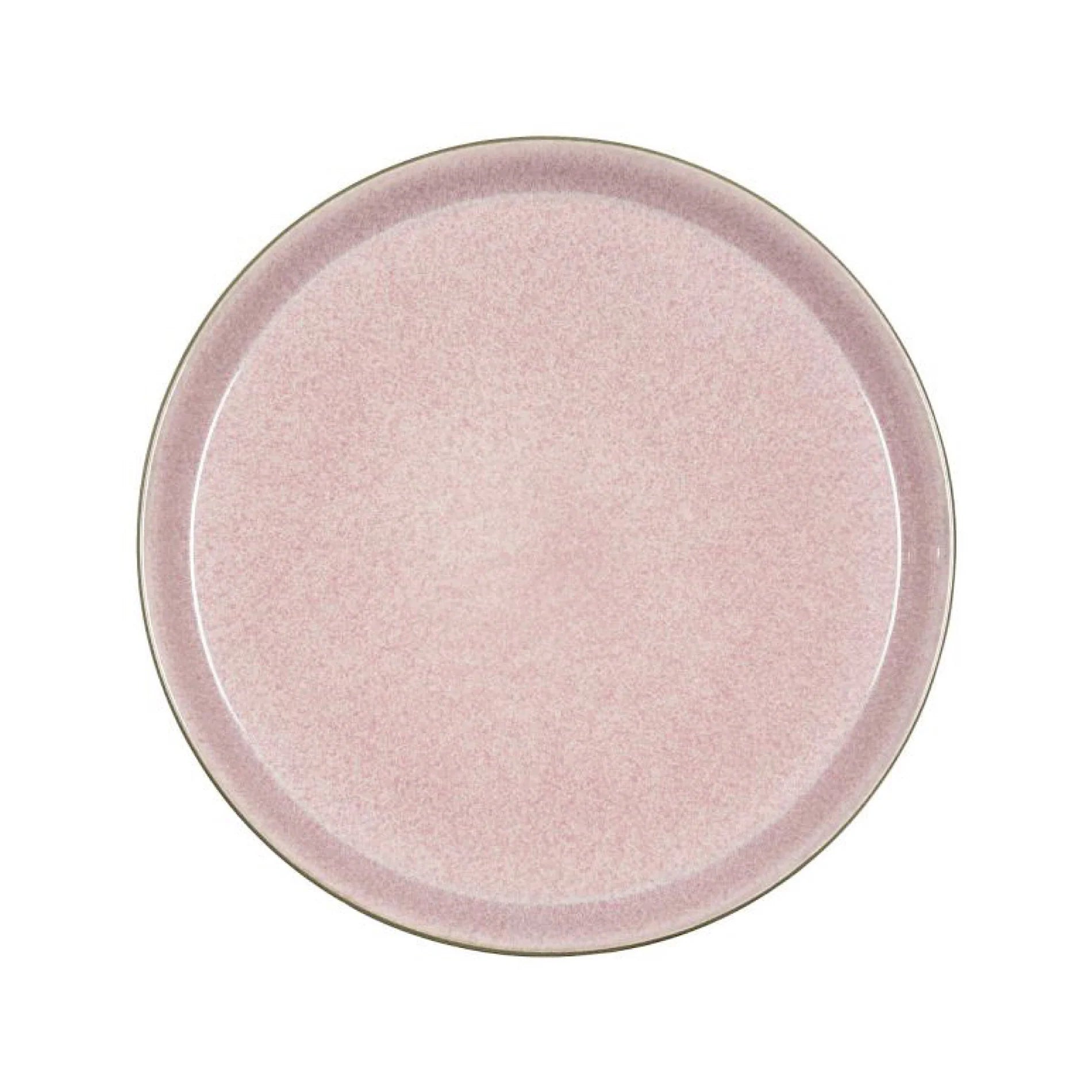 Bitz Living Stoneware Gastro Plate Ø 27 cm Grey, Light Pink
