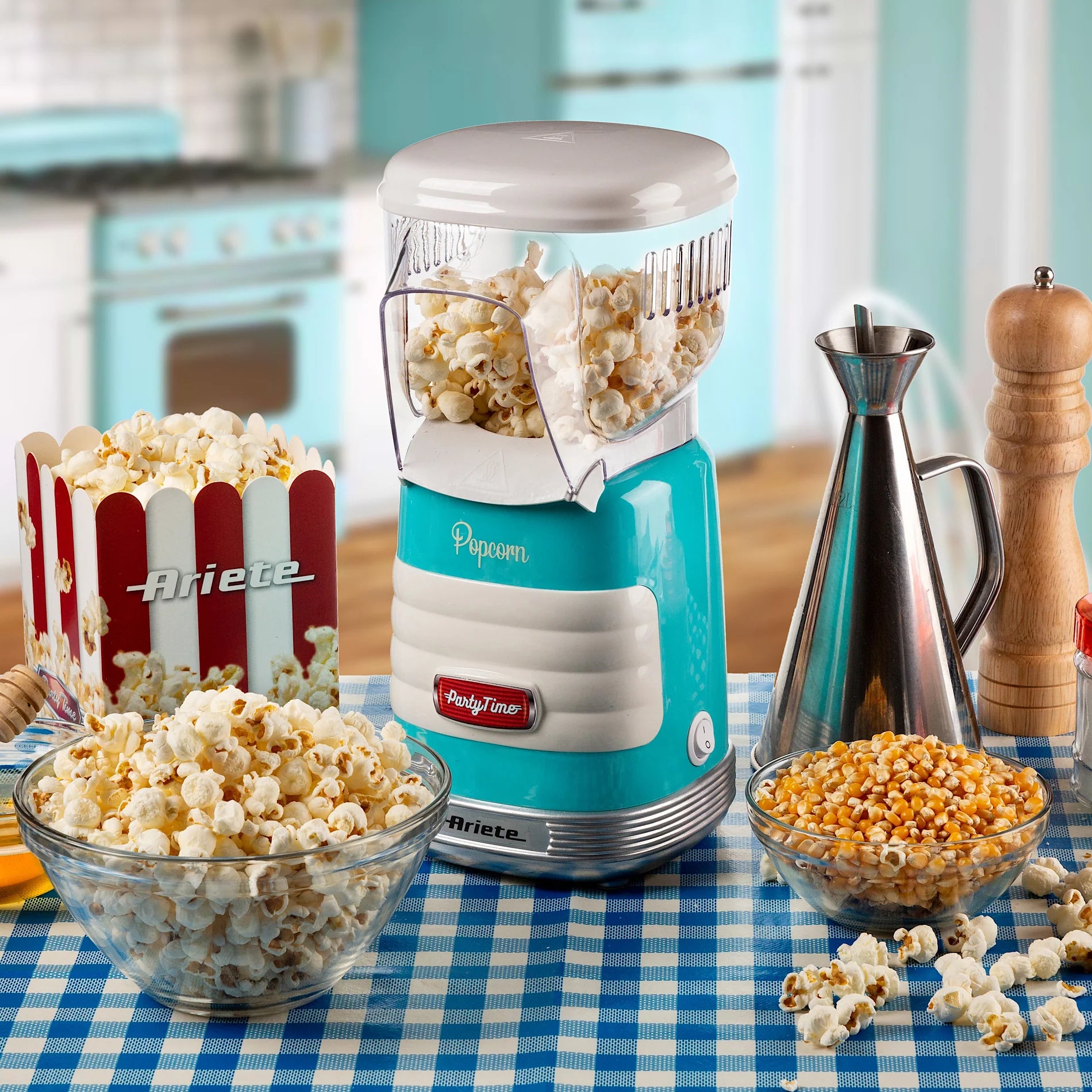 Aztech's Making Popcorn Ariete Popcorn Party Time 1100W
