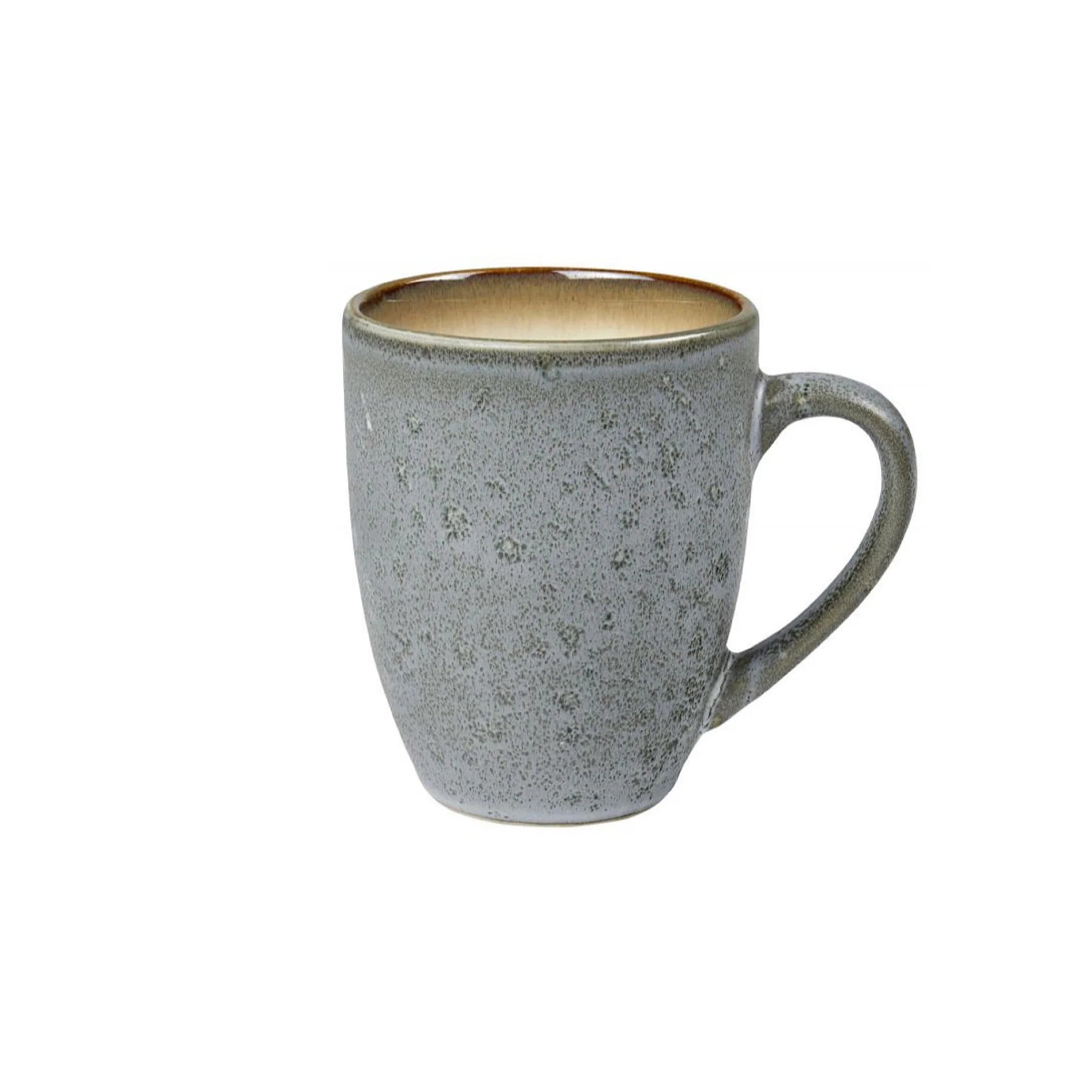 Bitz Living Stoneware Mug With Handle 0.3 l Grey, Cream