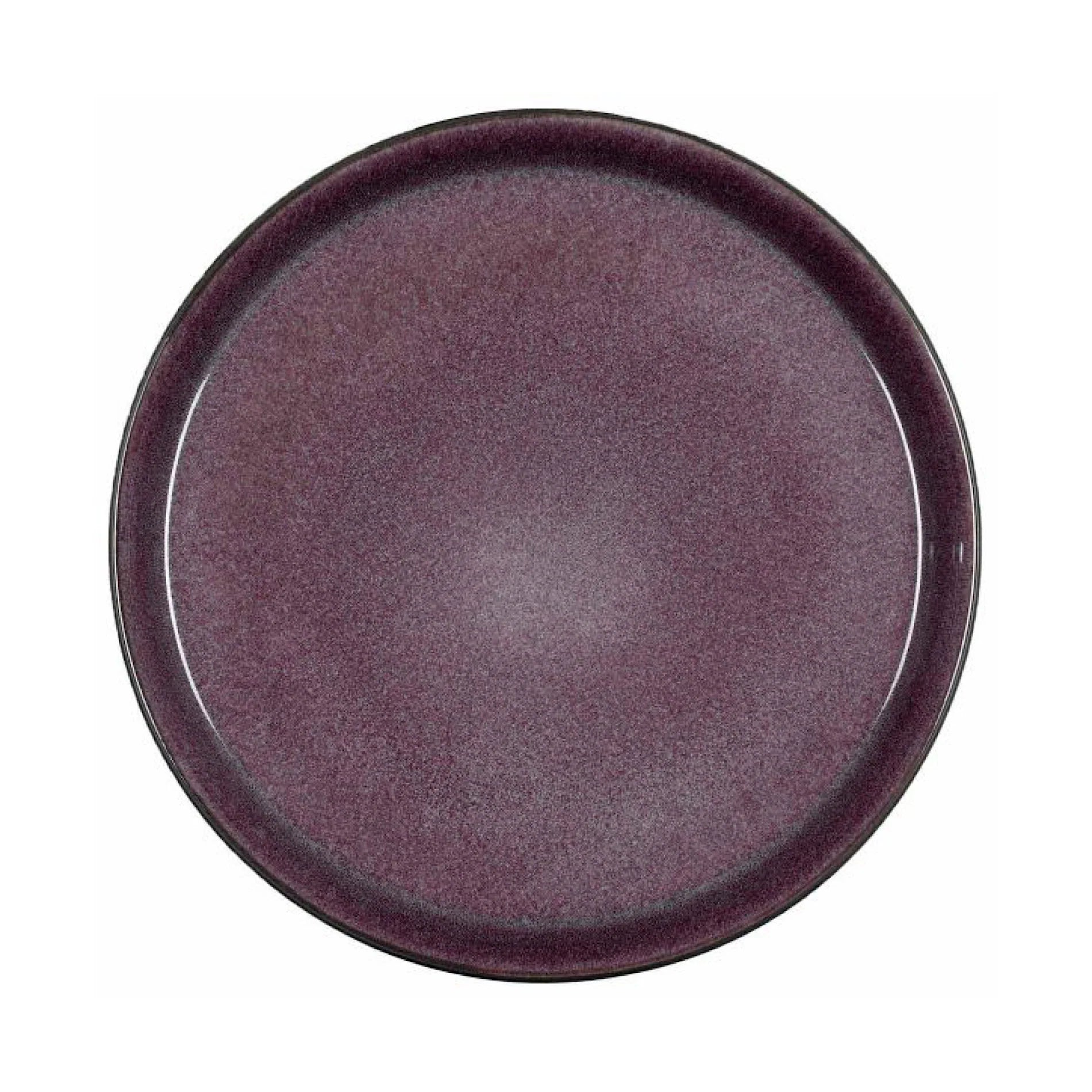 Bitz Living Stoneware Gastro Plate 27cm Black Lilac