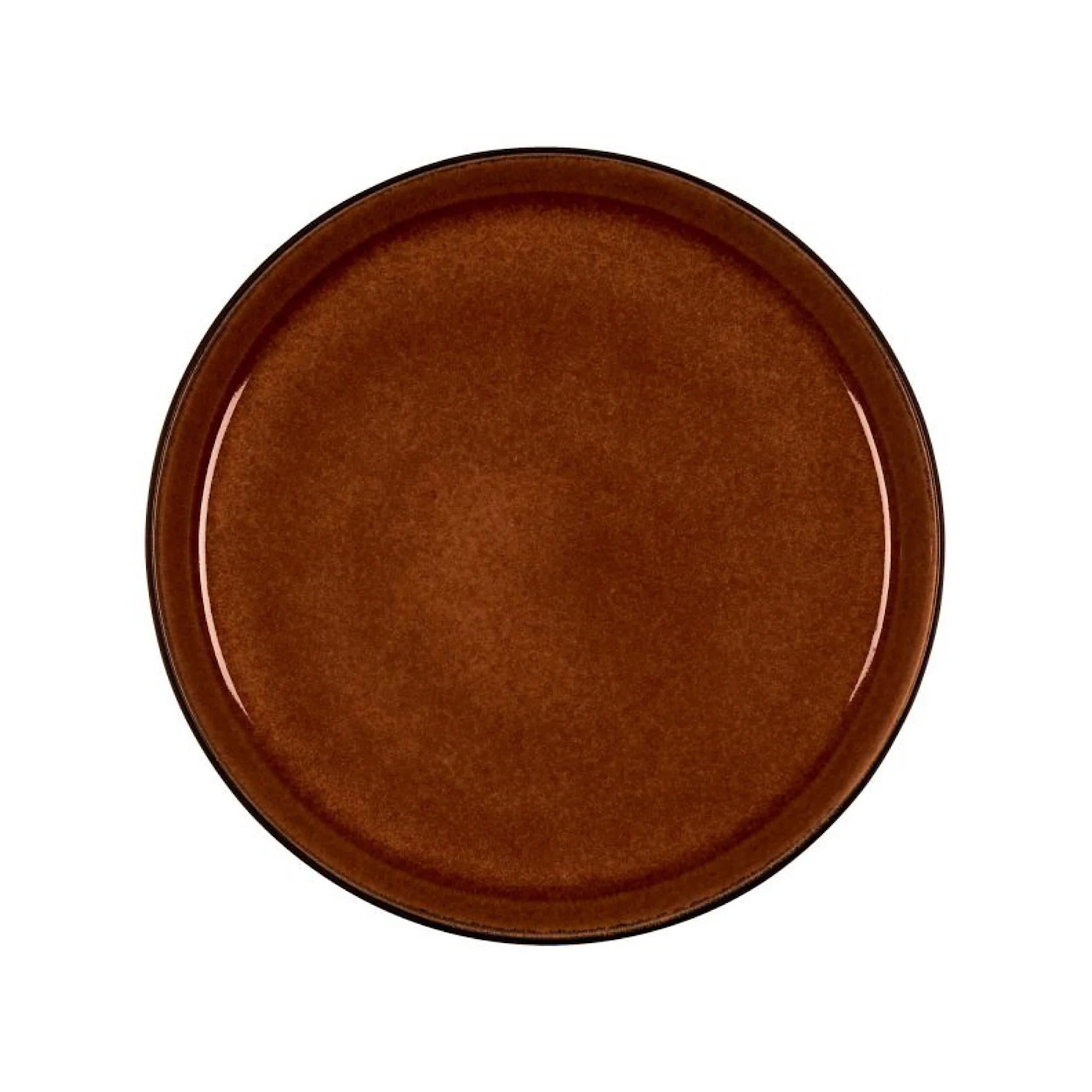 Bitz Living Stoneware Gastro Plate 27cm Black Amber
