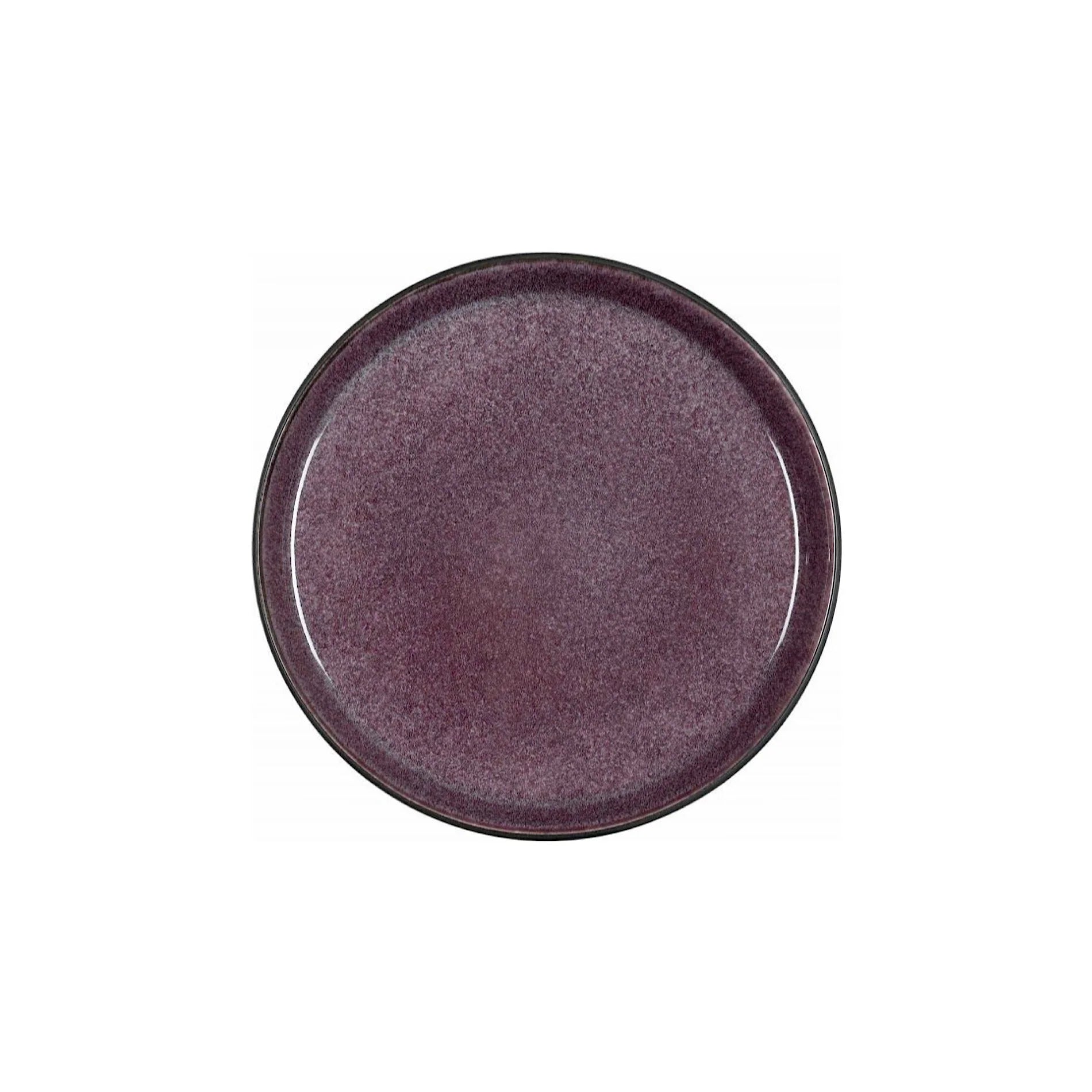 Bitz Living Stoneware Gastro Plate 21cm Black Lilac