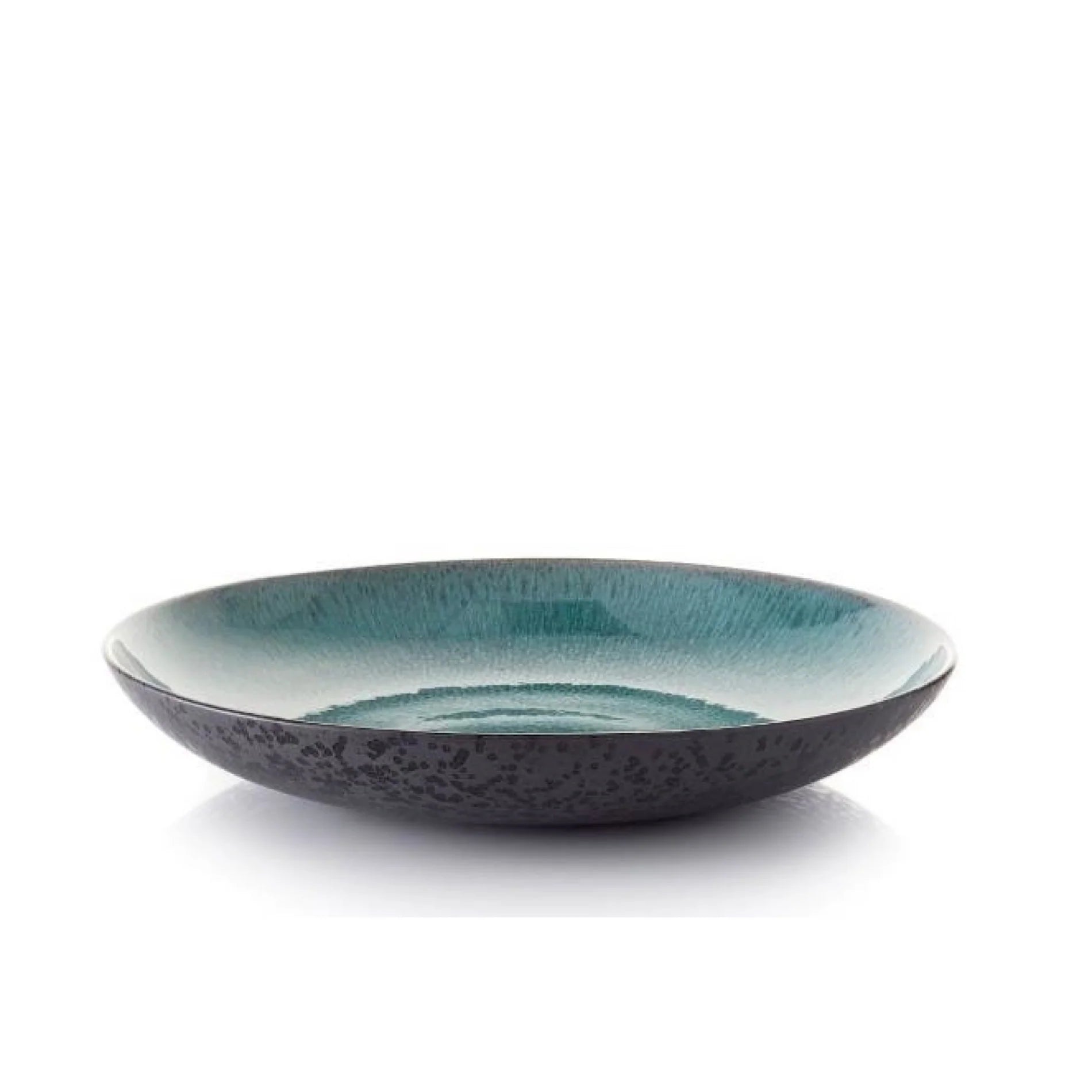 Bitz Living Stoneware Serving Dish 40 cm Black Green