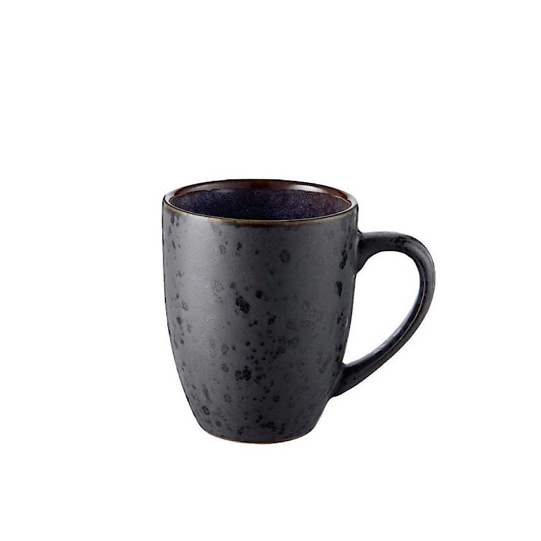 Bitz Living Stoneware Mug With Handle 0.3 L Black, Dark Blue
