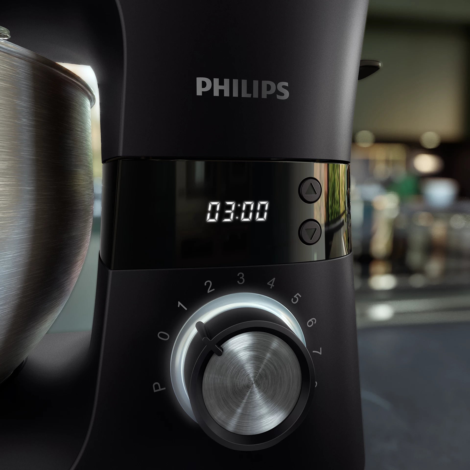 Philips, Series 7000 Kitchen Machine, Black And Silver – Hr7962