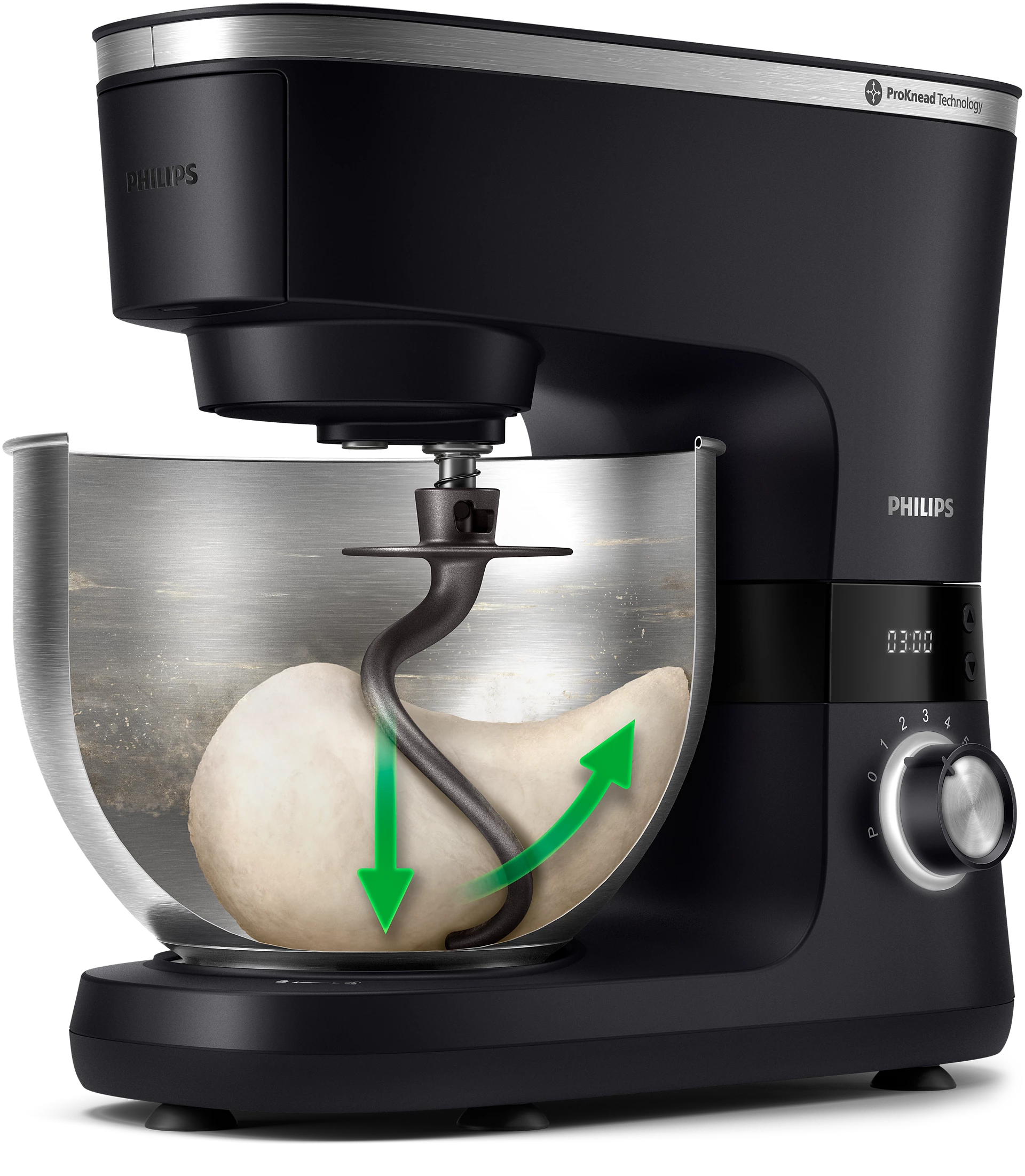 Philips, Series 7000 Kitchen Machine, Black And Silver – Hr7962