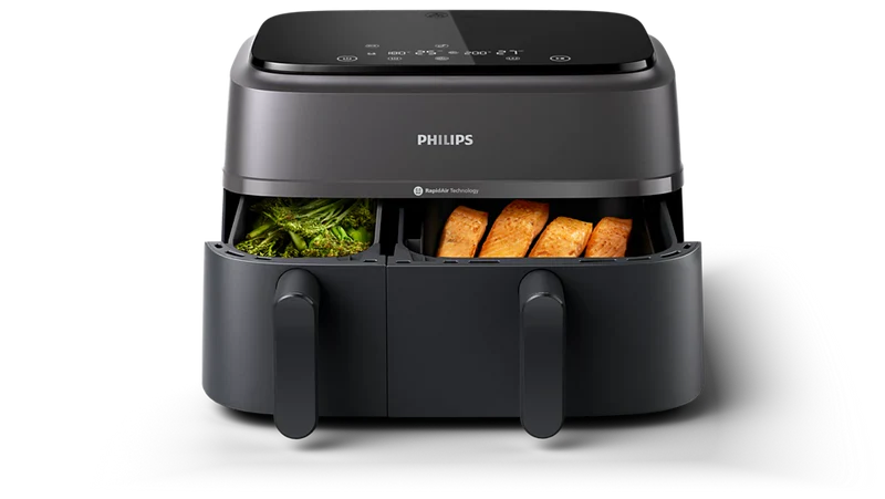 Philips, 3000 Series, 9L 1.5KG Dual Basket Air Fryer