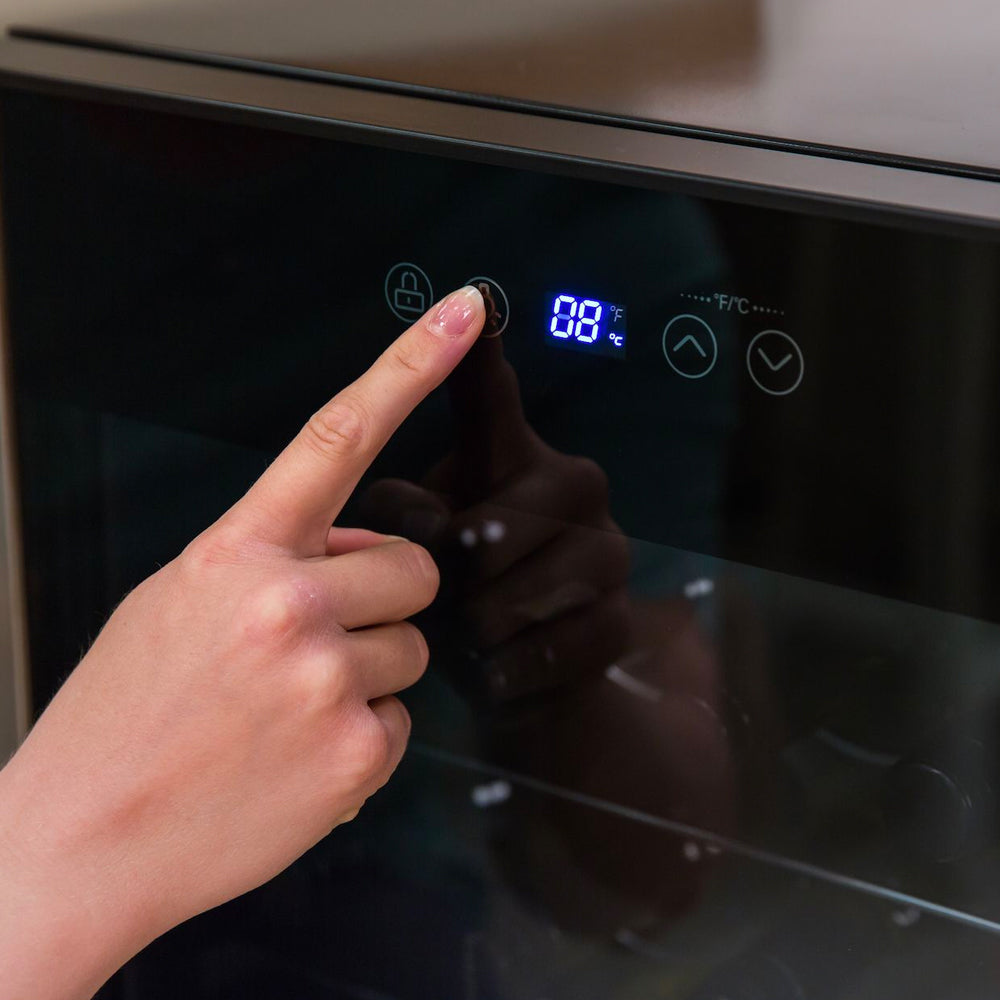 Russell Hobbs 34 Bottle Wine & Drinks Cooler + Free Joseph Joseph Corkscrew Wine Opener