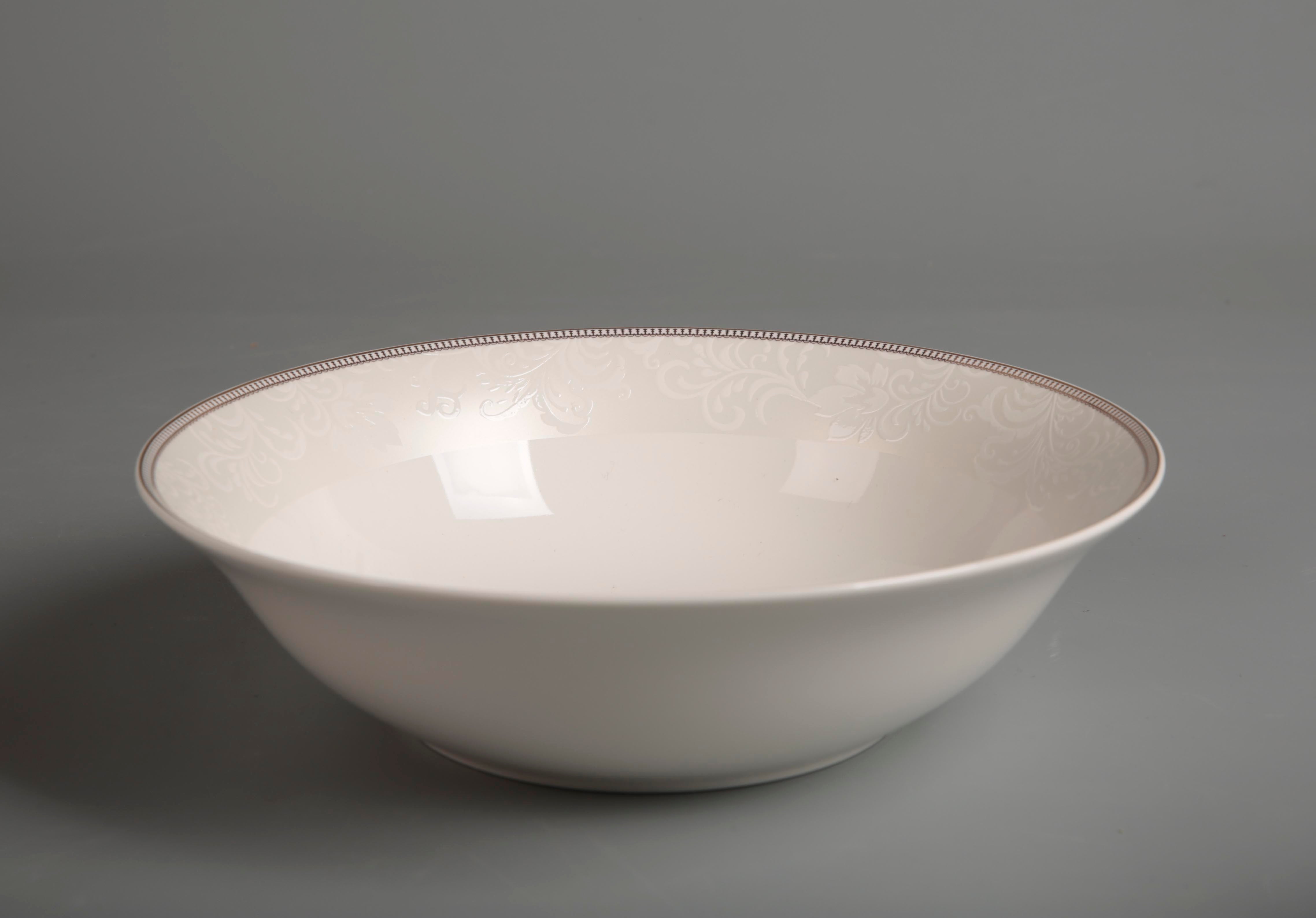 Symphony gold décor salad bowl Ø:23cm - Tamig