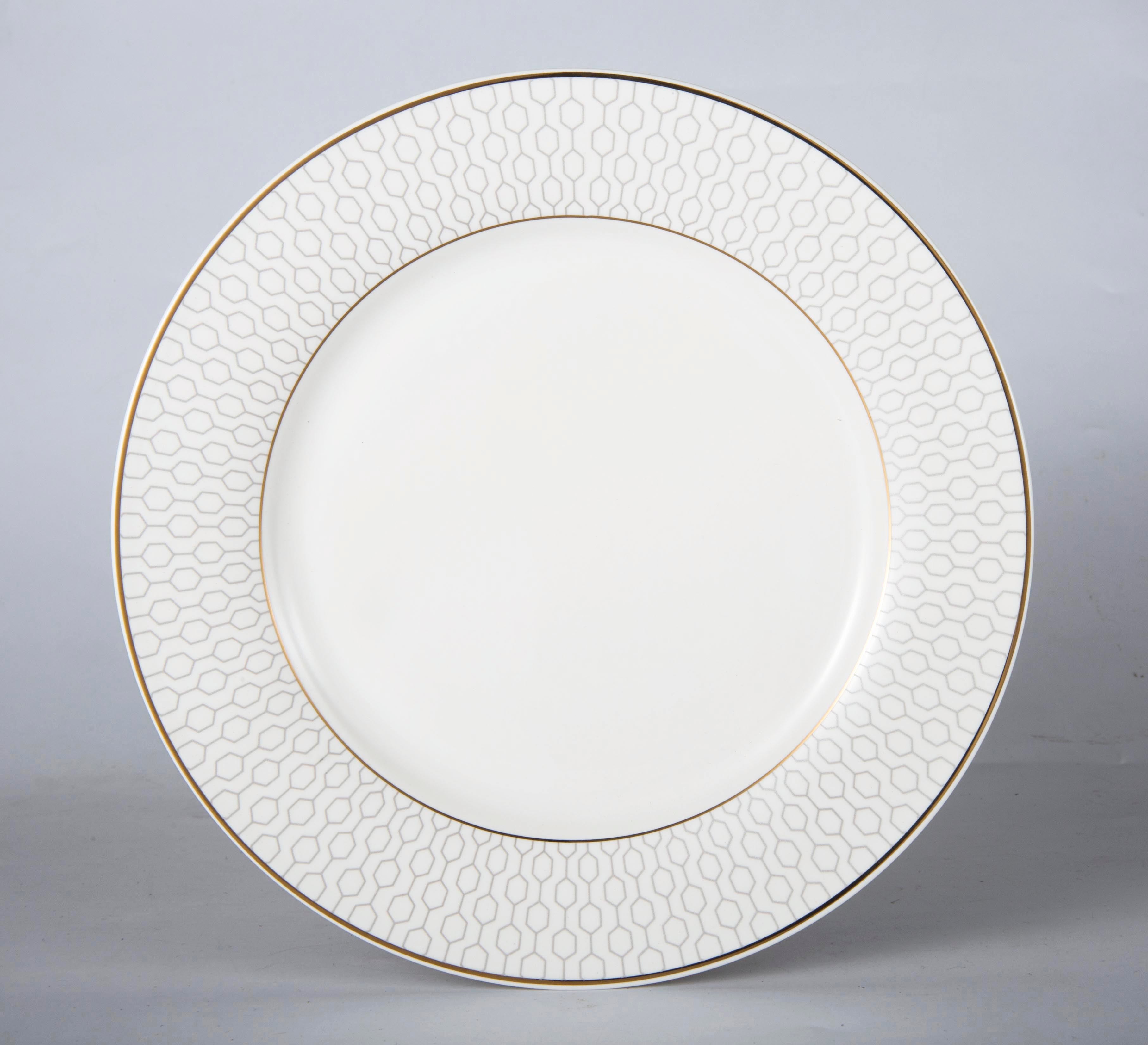 Symphony arris silver dinner plate Ø:27cm - Tamig