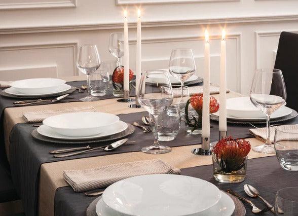 Bormioli rocco white moon dinnerware set - 18pcs - Tamig